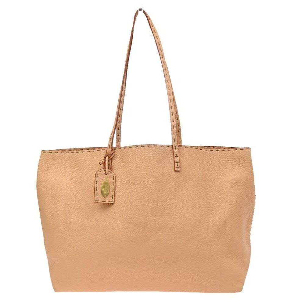 Fendi Roll Tote Selleria Leather Orange Leather Tote Bag Bag